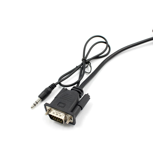 VGA Male To HDMI Output 1080P HD + Audio TV HDTV Video Cable Converter KTE