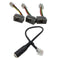 RJ9 4P4C Male to 3.5mm Female Headset Audio Phone Converter Adapter Cable Wire W