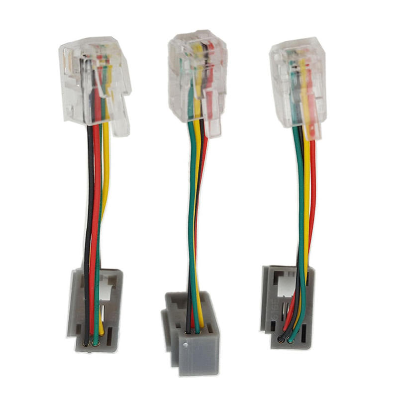 RJ9 4P4C Male to 3.5mm Female Headset Audio Phone Converter Adapter Cable Wire W