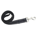 2x Strong Nylon Dog Pet Lead Leash With Clip For Collar Harness Black Webbing sa