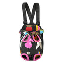 Canvas Pet Carrier Dog Front Chest Backpack Five Holes Backpack Dog Outdo QFE