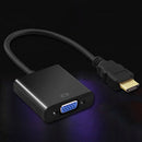 1080P Hdmi Female To Vga Male With Audio Output Cable Converter Adapter O SIT