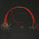 10Pc 50cm Fishing Trace Wire Lure Stainless Steel Wire Leader Fishing Line LHX