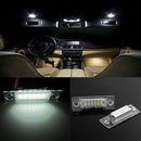 2x 18LED White Number License Plate Light Lamp For VW Golf Jetta Caddy Touran