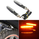 Universal Motorcycle Bike 12 LED Turn Signal Lamp Indicator Blinkers Amb TLH