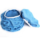 8PCS 9-10'' Blue Plush Soft Car Polishing Waxing Bonnet Buffing Sleeve RIA