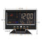 Alarm Clock LED Color Display Digital Voice Control Snooze Calendar Weather vb