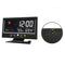 Alarm Clock LED Color Display Digital Voice Control Snooze Calendar Weather vb
