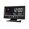 Alarm Clock LED Color Display Digital Voice Control Snooze Calendar Weather vb