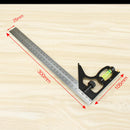 Machinist Precision Edge Square Ruler Angle Ruler  Stainless Steel Protrac EEU