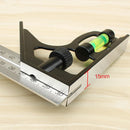 Machinist Precision Edge Square Ruler Angle Ruler  Stainless Steel Protrac EEU