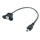 Mini USB 5 Pin Male To USB 2.0 Male Converter OTG Adapter Lead Data Cab QIY DQF
