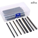 40X Dupont Wire Jumper Pin Header Connector Housing Kits Crimp Pins Box jhg MIM