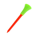 20x Golf Tees 83mm bunt gemischt Plastik Gummi Top Tee Golftees Ballmarker Set