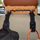 2pcs Black Vehicle Hanger Convenient Car Seat Holder Hook Bag Coat TZD