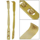 Bamboo Back Scratcher-Massager Roll Aid Stick Body Itch Scratching Long xcvz