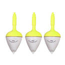 3PCS Smart LED Electronic Fishing Float Rock Plastic Fishing Floats Buoyancy