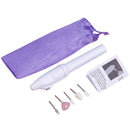 Mini Electric Nail File Drill Kit Manicure Tool Salon Pen Shape Set Beauty