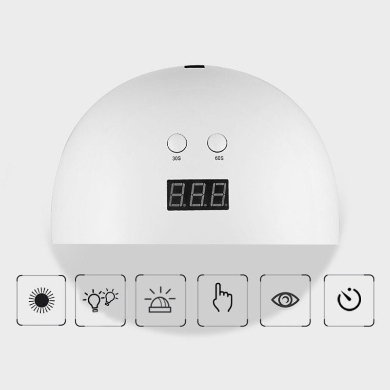 Portable Professional Manicure Tool LED/UV Phototherapy Nail Gel Lamp Fast BOX