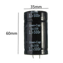 2pcs New Super Capacitor 2.7V 500F Ultra Capacitor Farad Electrical Co ZZV