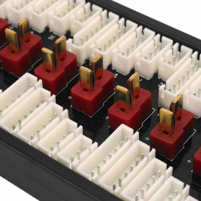 XT60/T Plug Lipo Charging Board Parallel 6 in1 Battery Charger Plate for B6 B6AC