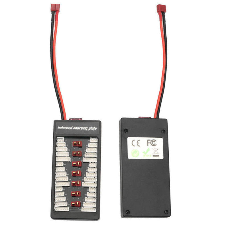 XT60/T Plug Lipo Charging Board Parallel 6 in1 Battery Charger Plate for B6 B6AC