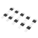 50PCS 10value LM317T L7805 L7806 L7808 L7809 L7810 L7812 L7815 L7818 L7824