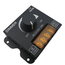 DC 12-24V 30A Manual Dimmer Controller Knob for Single Color LED Strip Lig SIJ