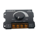 DC 12-24V 30A Manual Dimmer Controller Knob for Single Color LED Strip Lig SIJ