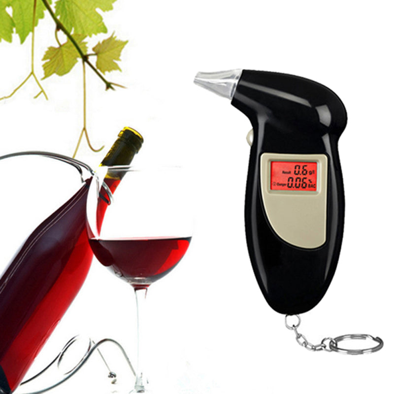 Portable Digital LCD Breathalyzer Breath Test Alcohol Tester Analyzer Detector