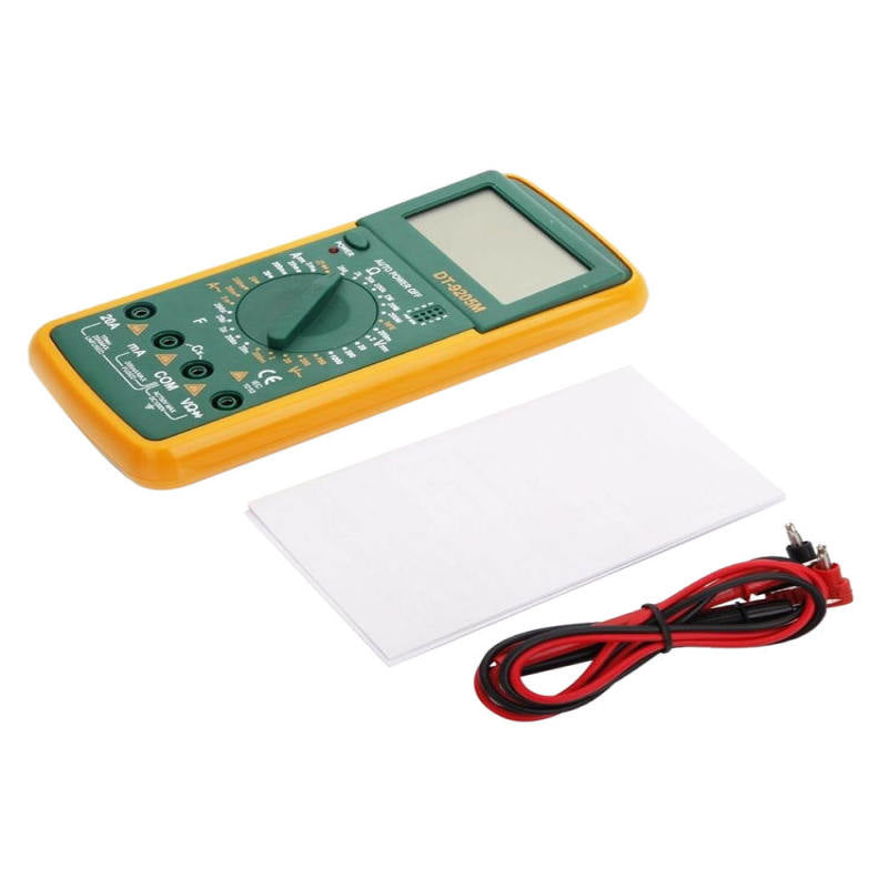 DT9205M LCD Digital Multimeter Voltmeter Ohmmeter Ammeter Capacitance Te ZET