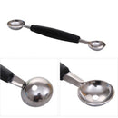 1 Pcs Double-end Stainless Steel Melon Fruit Baller Scoop Spoon Cookin THC