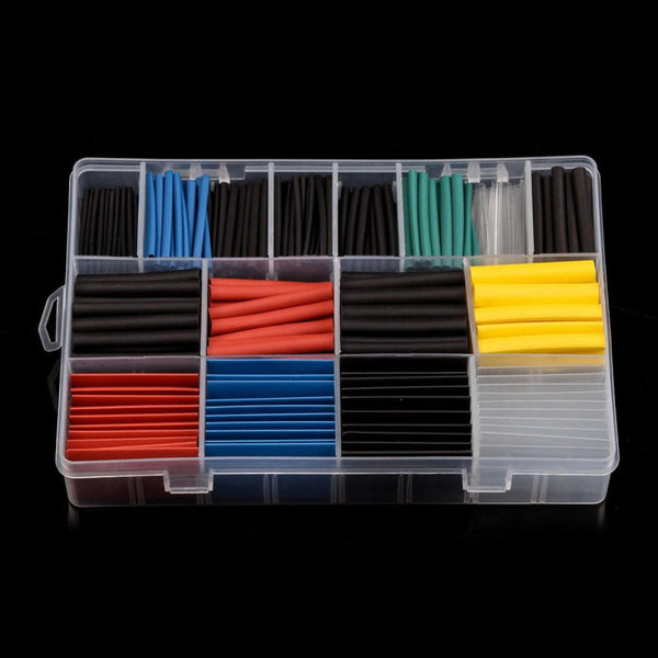 2 Box 530pcs 2:1 Heat Shrink Wrap Tubing Tube Assortment Sleeving Cabl RDD SKC