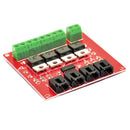 Four Channel 4 Route MOSFET Button IRF540 V2.0+ MOSFET Switch Module Arduino fs