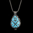 Luminous Pretty Magic Fairy Steampunk Locket Glow In The Dark Pendant Ne CHO