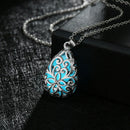 Luminous Pretty Magic Fairy Steampunk Locket Glow In The Dark Pendant Ne OPY