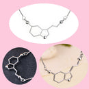 Fashion Creative Molecular Structure Pendant Necklace Jewelry Science Wome Mf