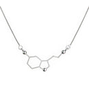 Fashion Creative Molecular Structure Pendant Necklace Jewelry Science ZNB