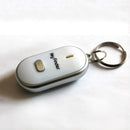 Cool LED Anti-Lost Key Finder Locator Keychain Whistle Beep Sound Control Torch