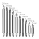 360pcs Stainless Steel Watch Band Spring Bars Strap Link Pins 8-25mm Repa FMN