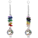 Home Hanging Decoration Crystal Suncatcher Rainbow Ball Pendant Room Decor BVF