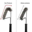 18'' BBQ Grill Brush Stainless Steel Barbecue Cleaning Tool Woven Wire Kit RKA