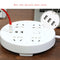 3USB 2A Intelligent Fast Charging Wwhite Desktop Wall Movable Round Head HGO