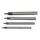 4PC 4mm 6mm 8mm 10mm Carbide Alloy Drill Bit For Diamond Ceramic Glass Diamond D