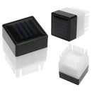 Solar Power Fence Post Cap Garden Yard LED Square Light White 50mm x 50 DSD