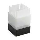 Solar Power Fence Post Cap Garden Yard LED Square Light White 50mm x 50 DSD