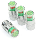 4PCS 36 PSI Car Tire Pressure Monitor Valve Stem Caps Sensor Indicator Eye FPA