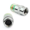 4PCS 36 PSI Car Tire Pressure Monitor Valve Stem Caps Sensor Indicator Eye FPA