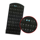 72 Holes Earrings Jewelry Show Black Plastic Display Rack Stand Holder Ho QXI