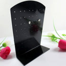72 Holes Earrings Jewelry Show Black Plastic Display Rack Stand Holder Ho QXI